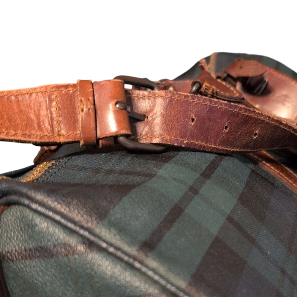 Vintage Polo Ralph Lauren Boston Bag Preloved Plaid - Picture 8 of 14